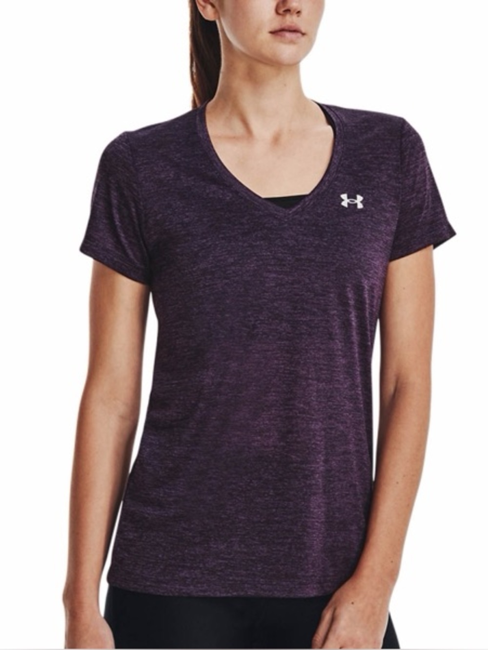 UNDER ARMOUR US TECH TWIST V-NECK T-SHIRT
PURPLE WOMEN’S XL